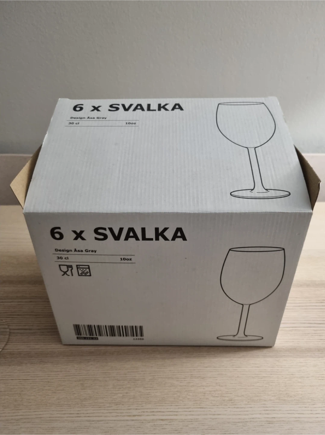 IKEA Svalka Wine Glasses, Set of 6