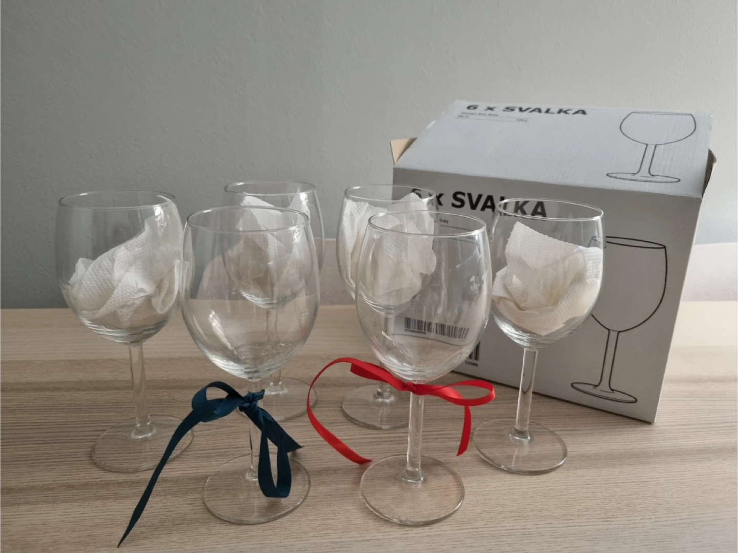 IKEA Svalka Wine Glasses, Set of 6 - photo 3