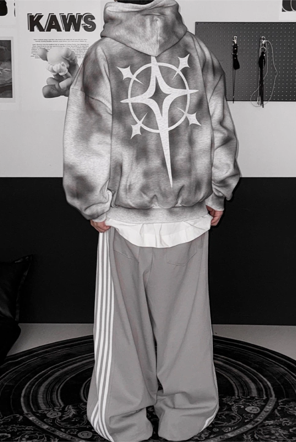 Fleeced lined hoodie - photo 5