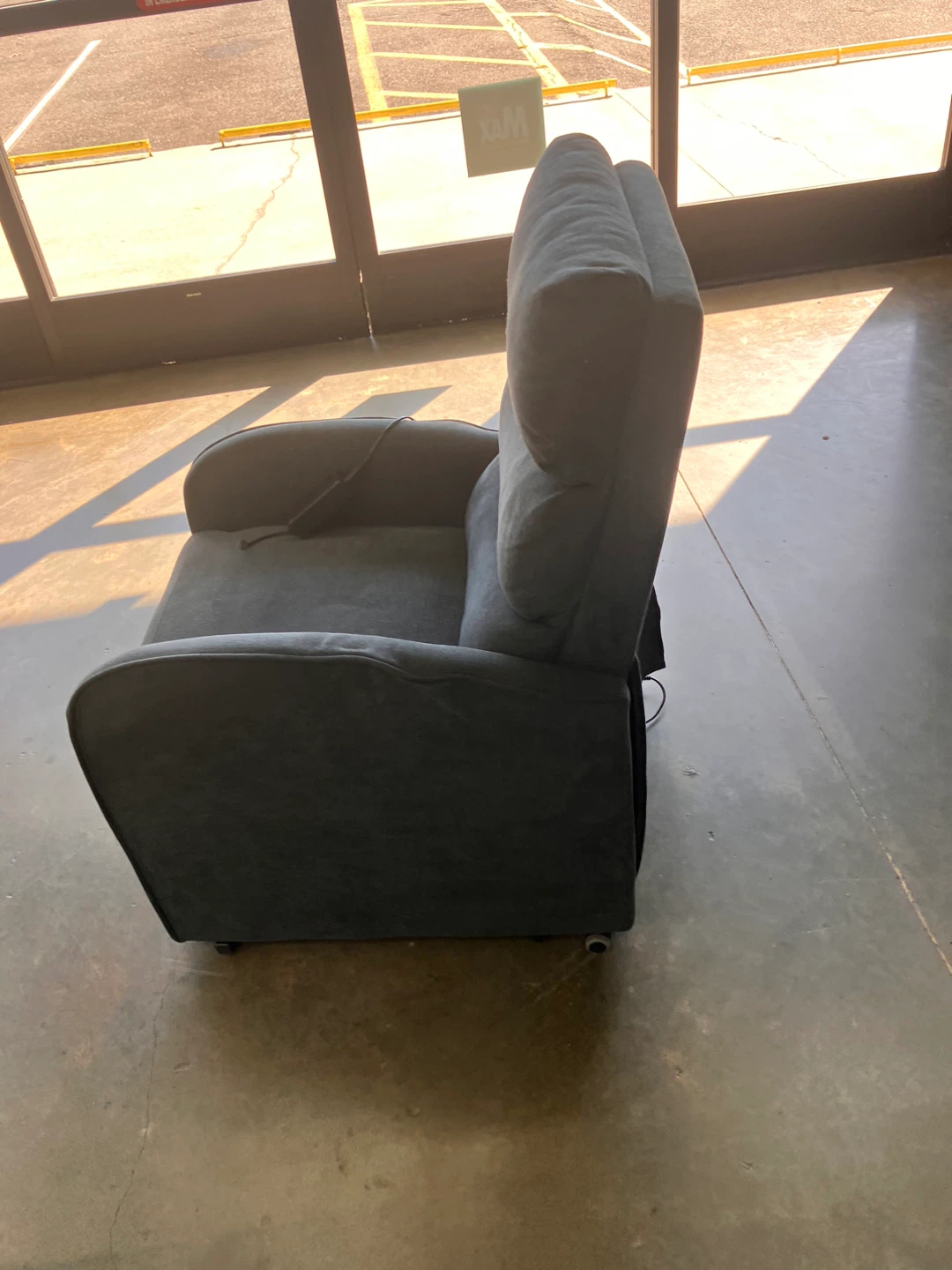 Gray Electric Power Lift Recliner Chair - photo 2