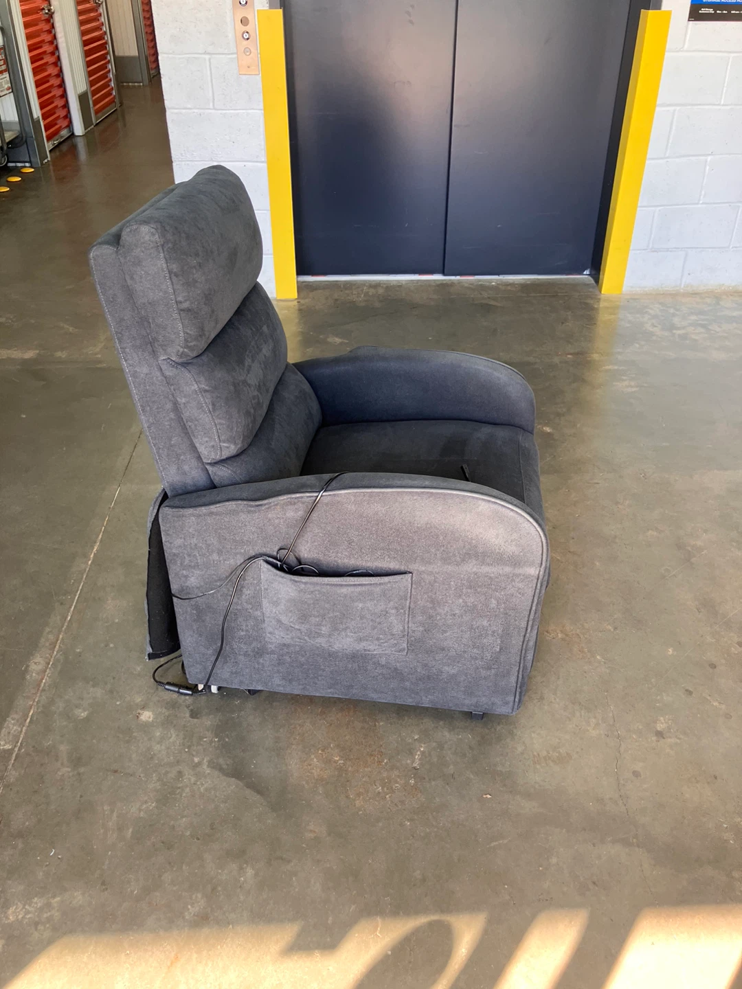 Gray Electric Power Lift Recliner Chair - photo 4