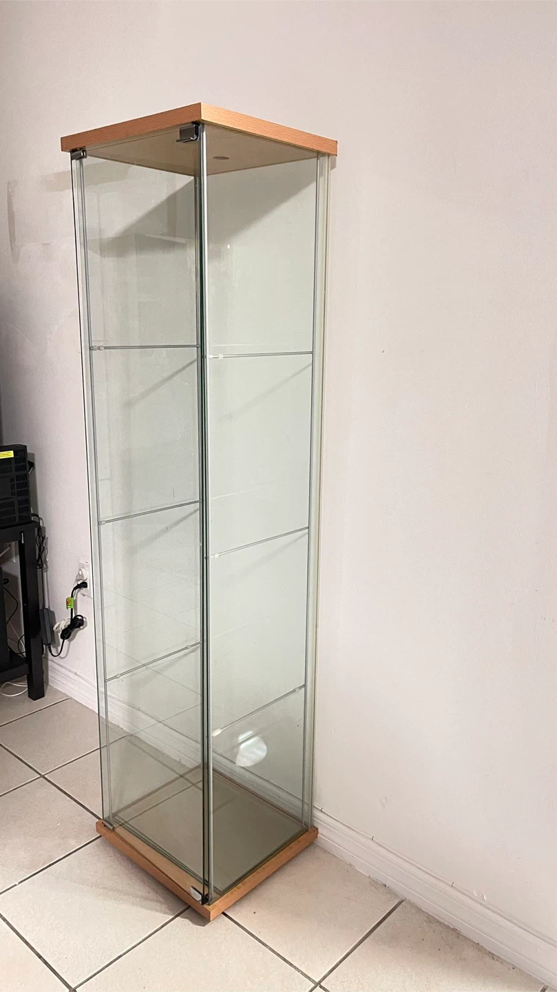 IKEA Detolf Glass Display Cabinet