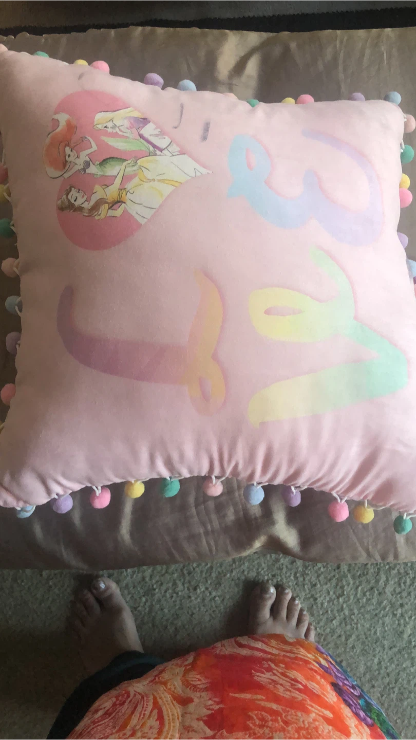 Disney Princess Pillow - Pastel Colours
