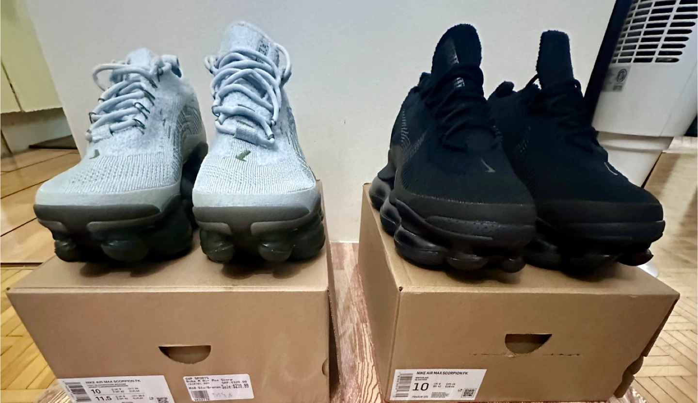 Nike Air Max Scorpion FK - Size 10 (Grey)