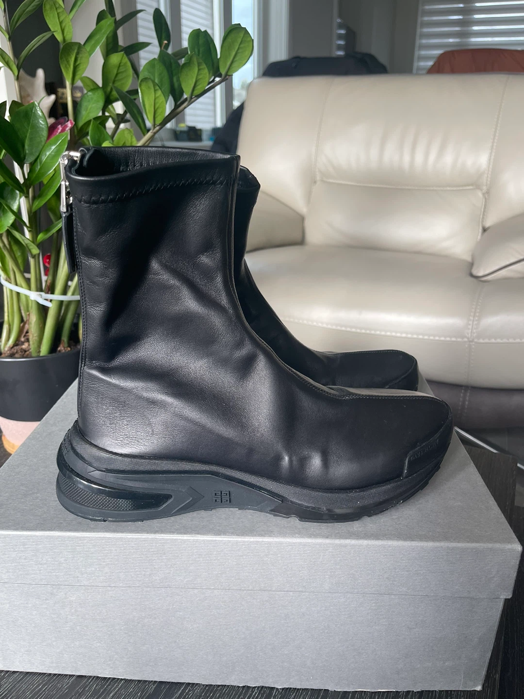 Givenchy Black Lamb Leather boots - photo 3