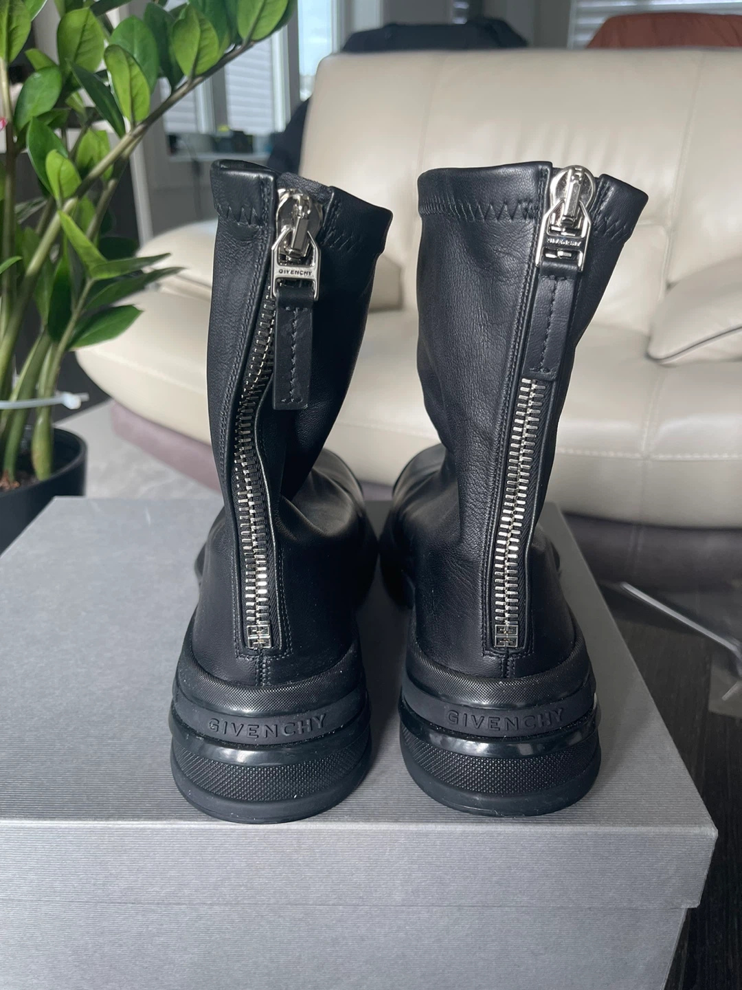 Givenchy Black Lamb Leather boots - photo 2