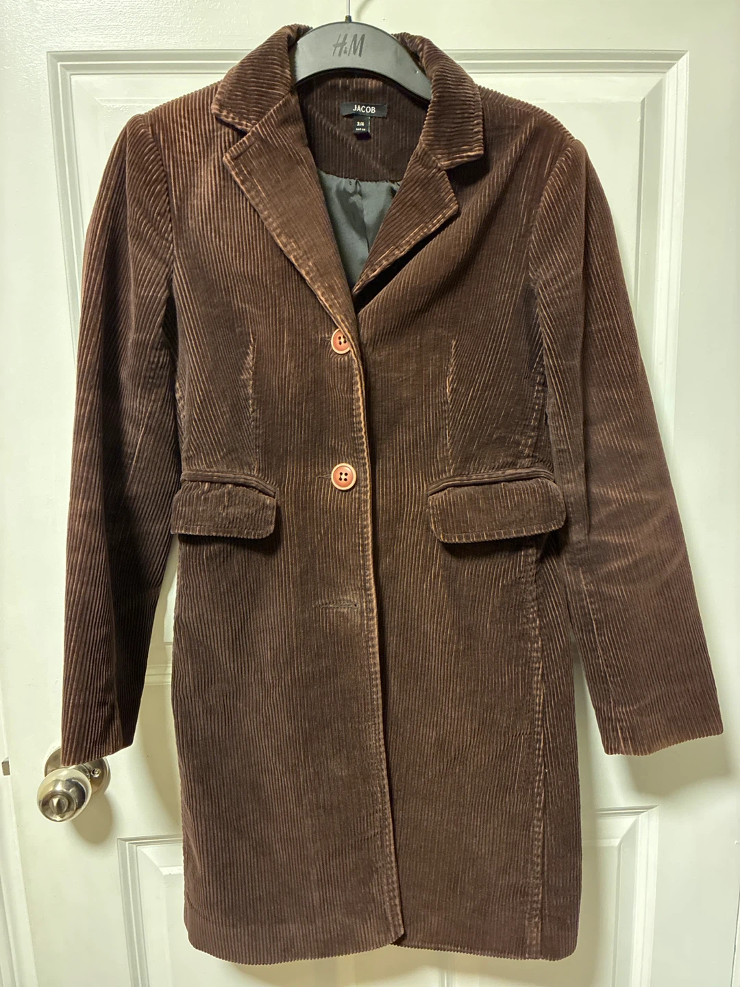 Jacob Brown Corduroy Blazer - Small