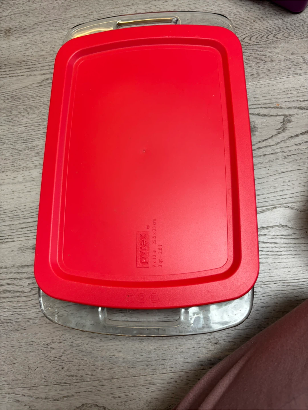 Pyrex glass containers Baking Dish with Lid