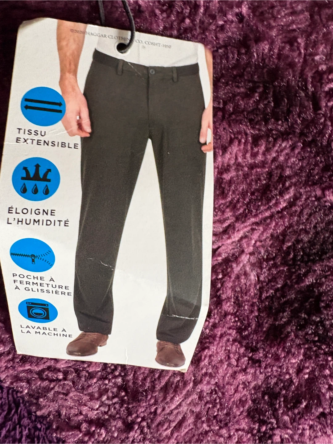 Haggar In Motion Performance Pant - 40x30 - New