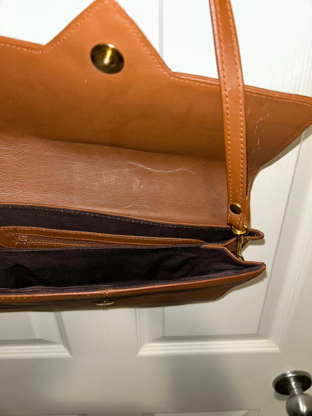 Brown Leather Shoulder Bag - photo 3