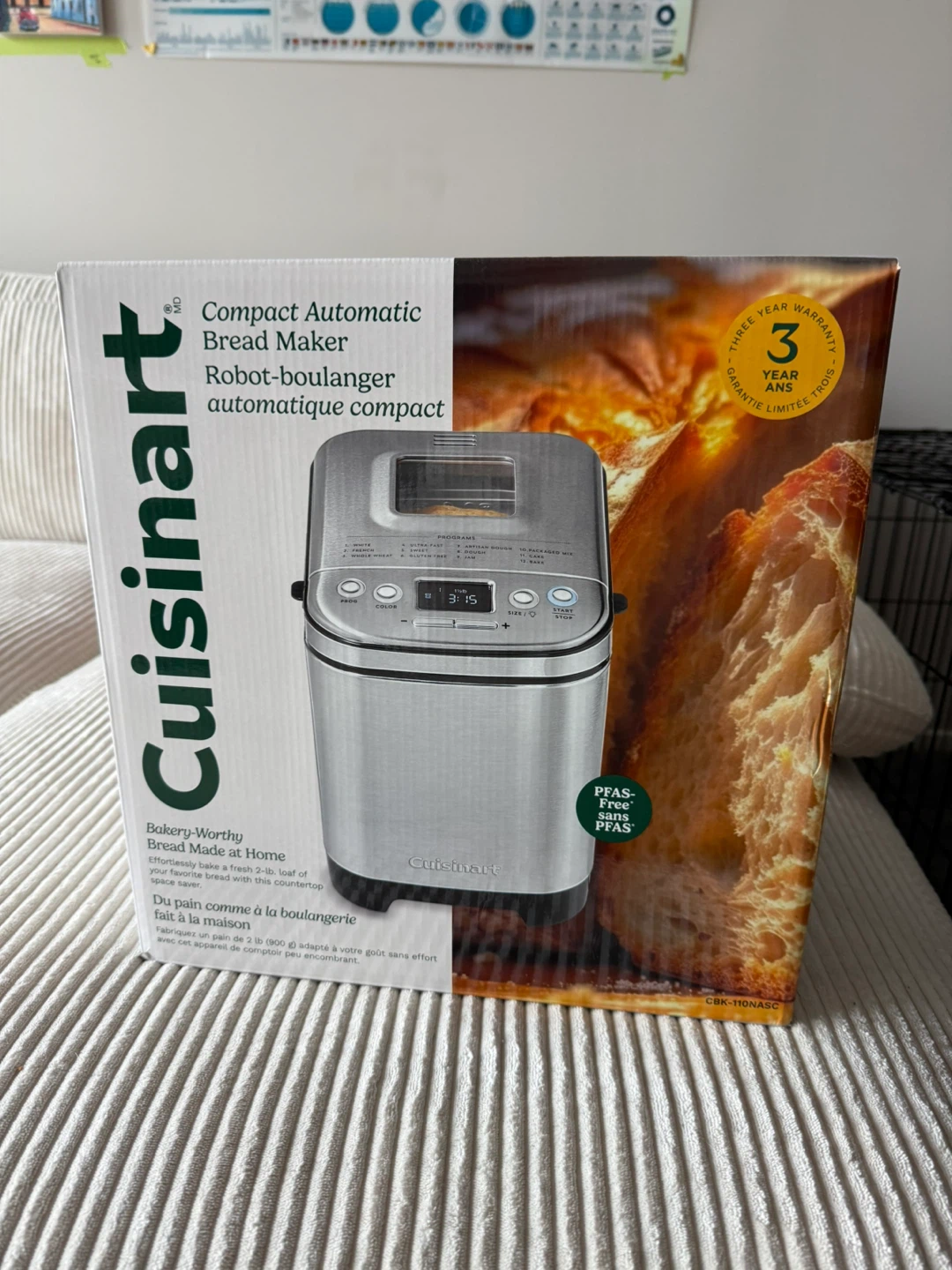 Cuisinart Compact Automatic Bread Maker - Like New!