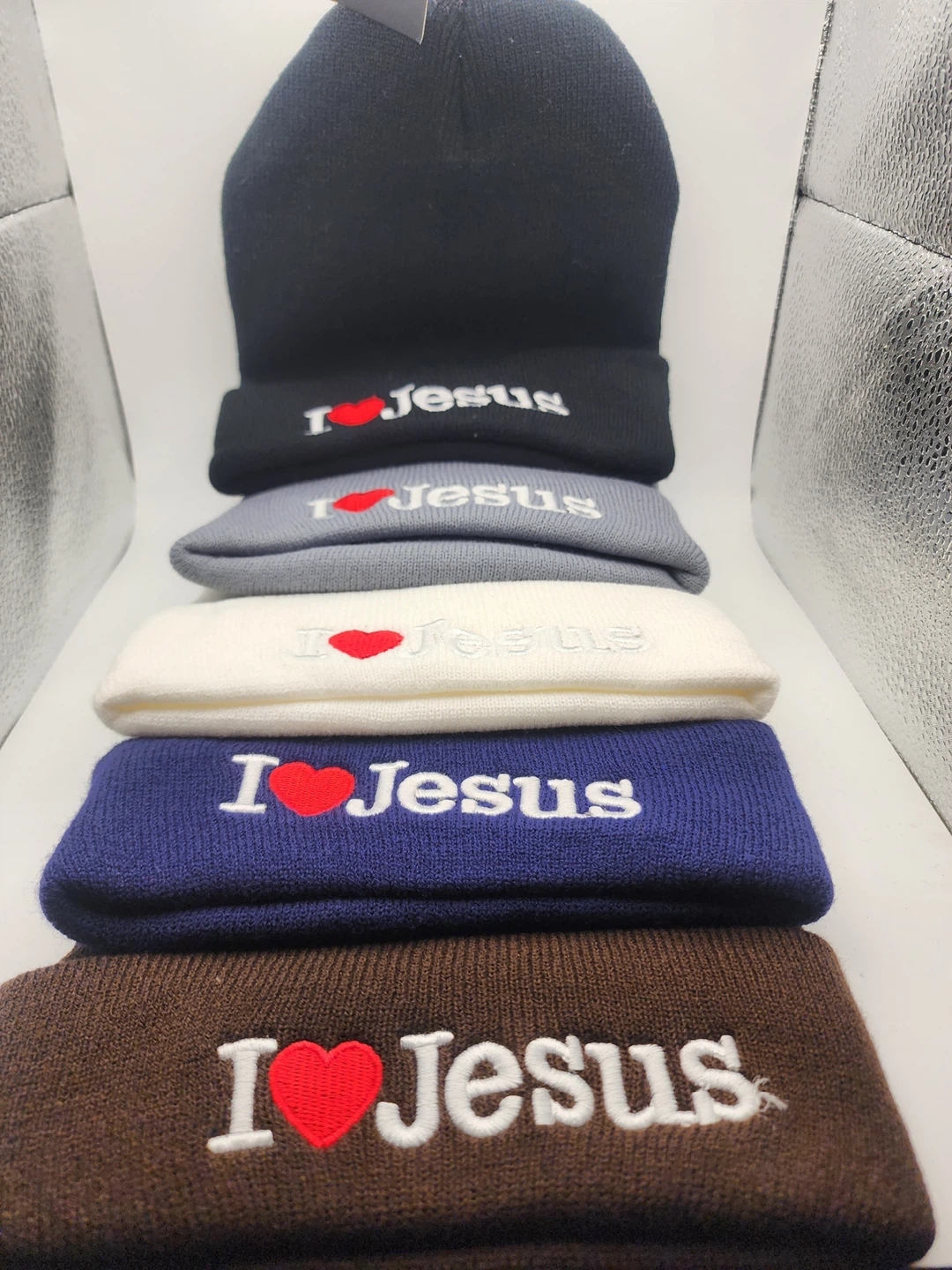 I ❤️ Jesus Beanies - Assorted Colors