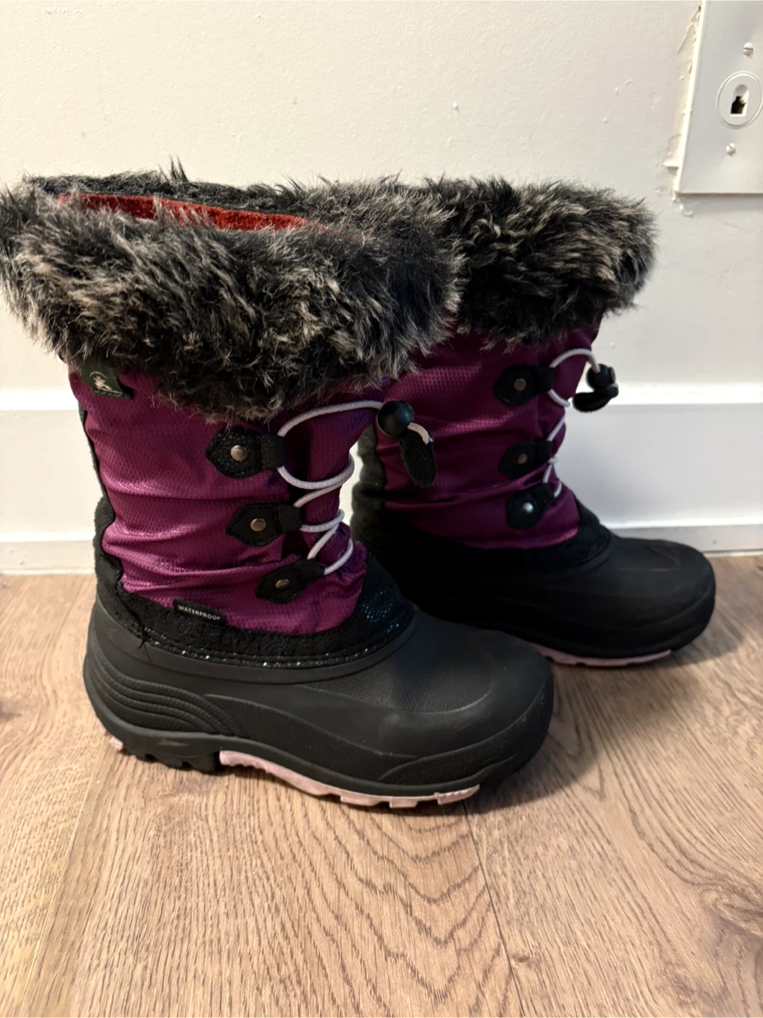 Kamik Purple Winter Boots Size 3 - photo 2