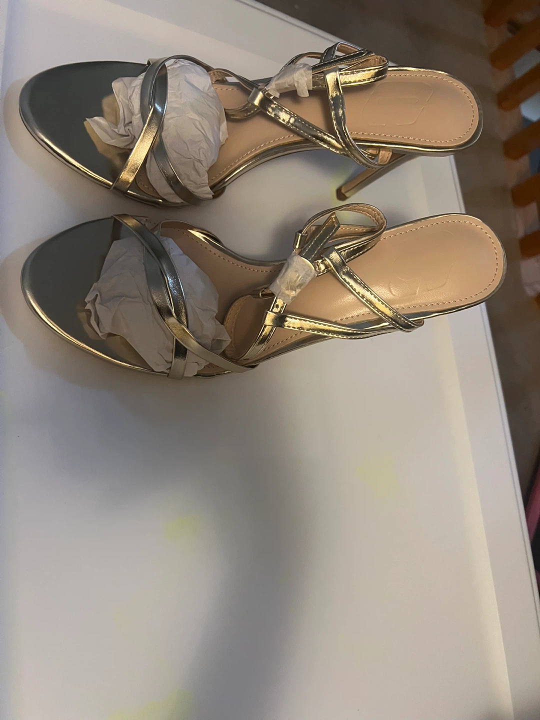 Light Gold Heels - Size 9 and 9.5