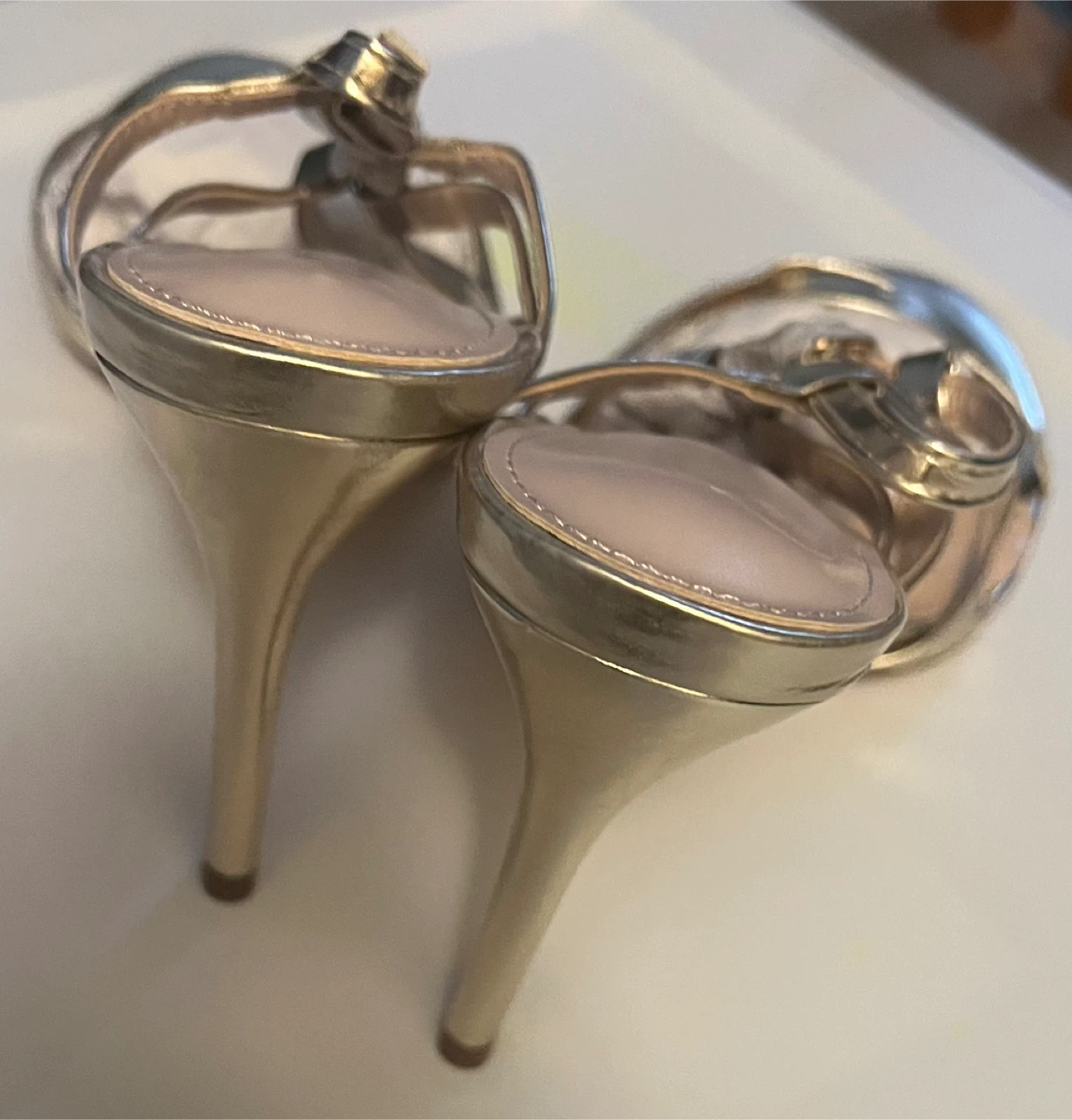 Light Gold Heels - Size 9 and 9.5 - photo 2