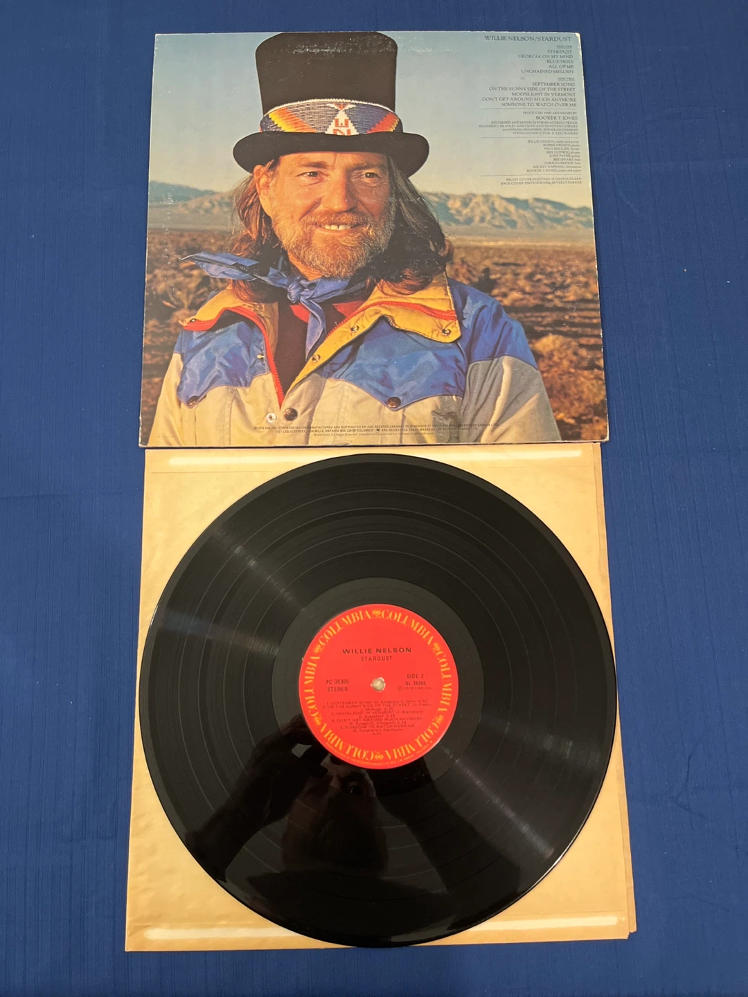 Willie Nelson Stardust Vinyl Record