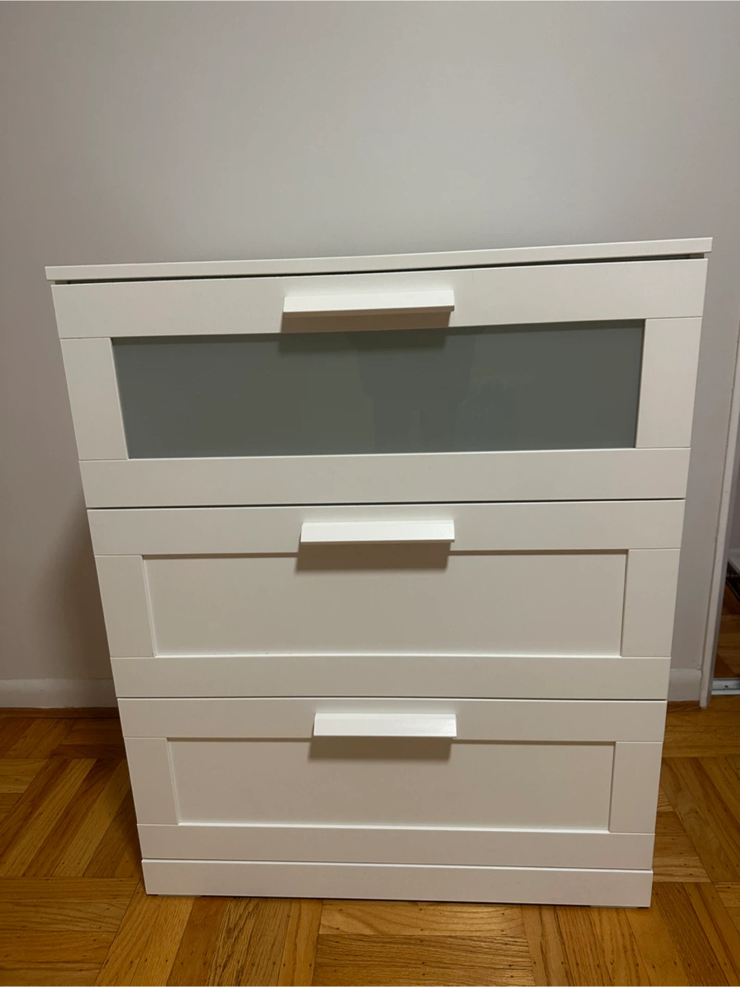 IKEA Hemnes White 3-Drawer Chest