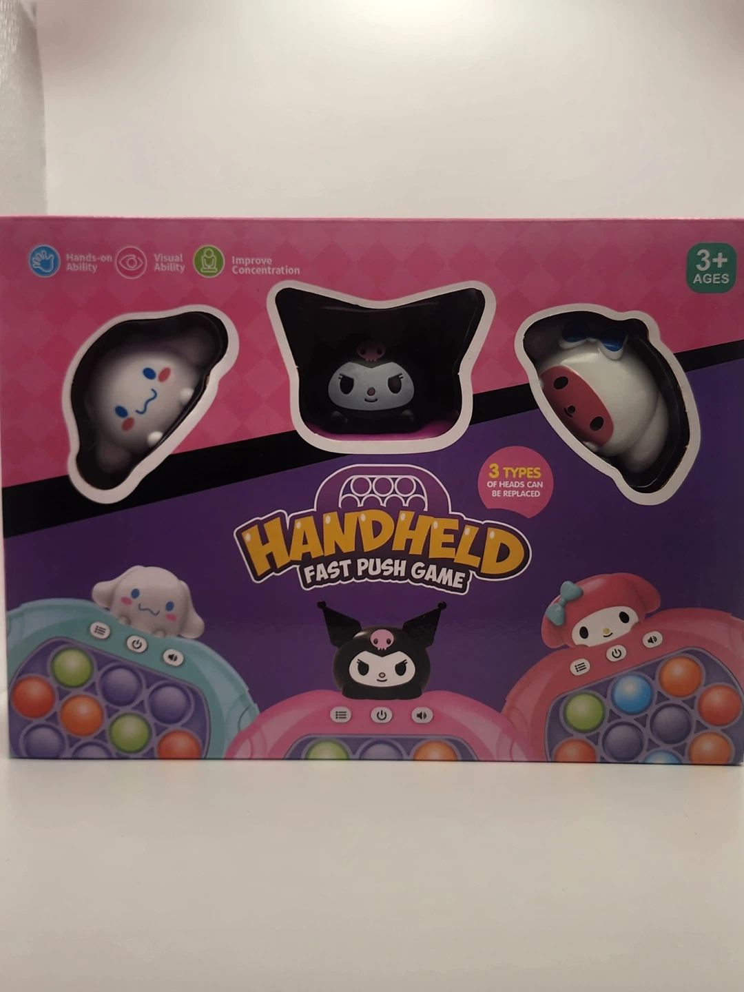 Handheld Fast Push Game 3+ Ages