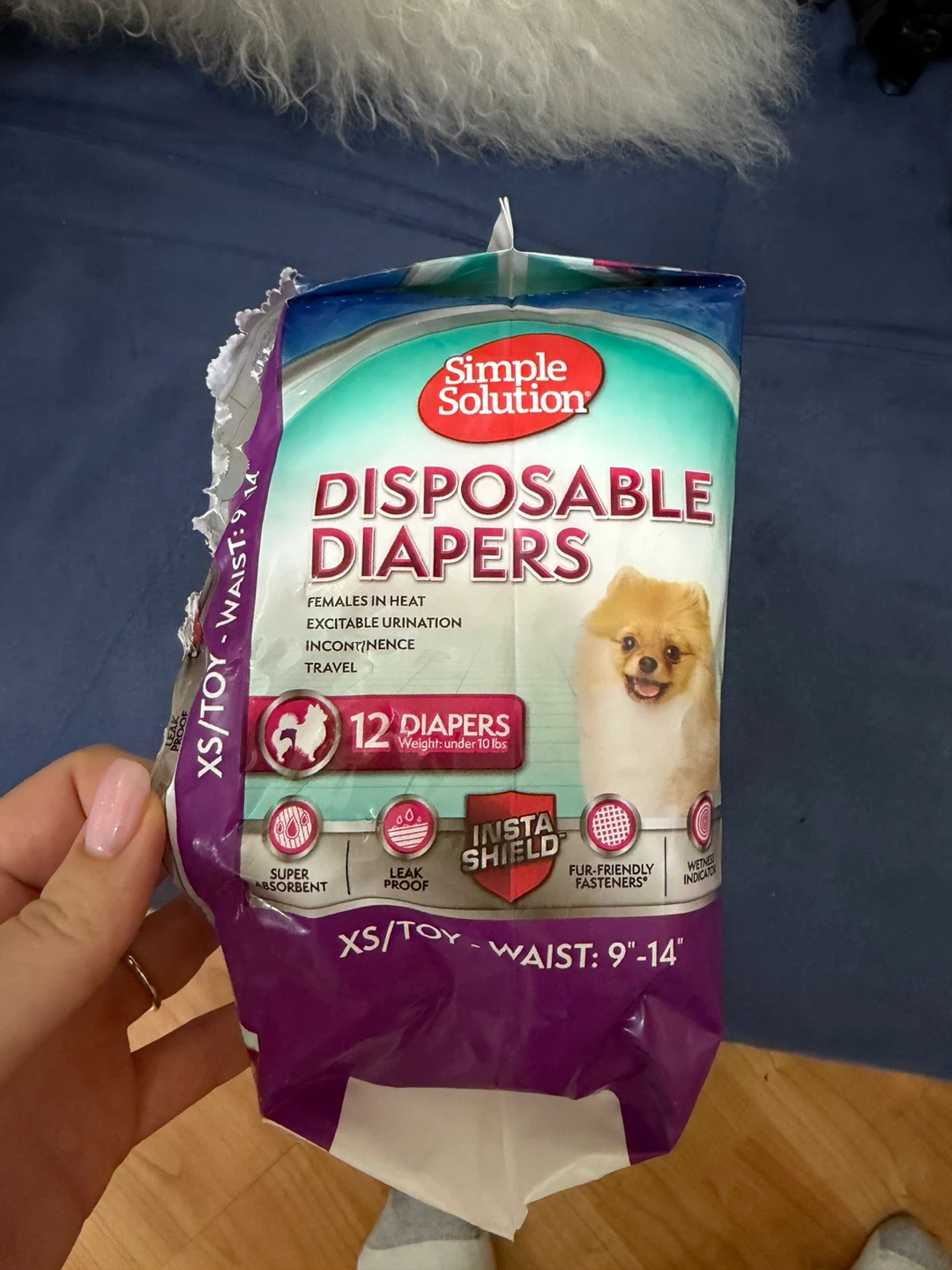 Female Dog Diapers XS/Toy