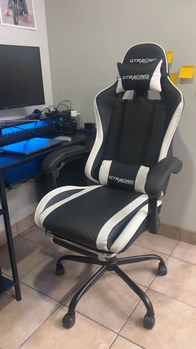 GTRACING Gaming Chair - Black & White - photo 4