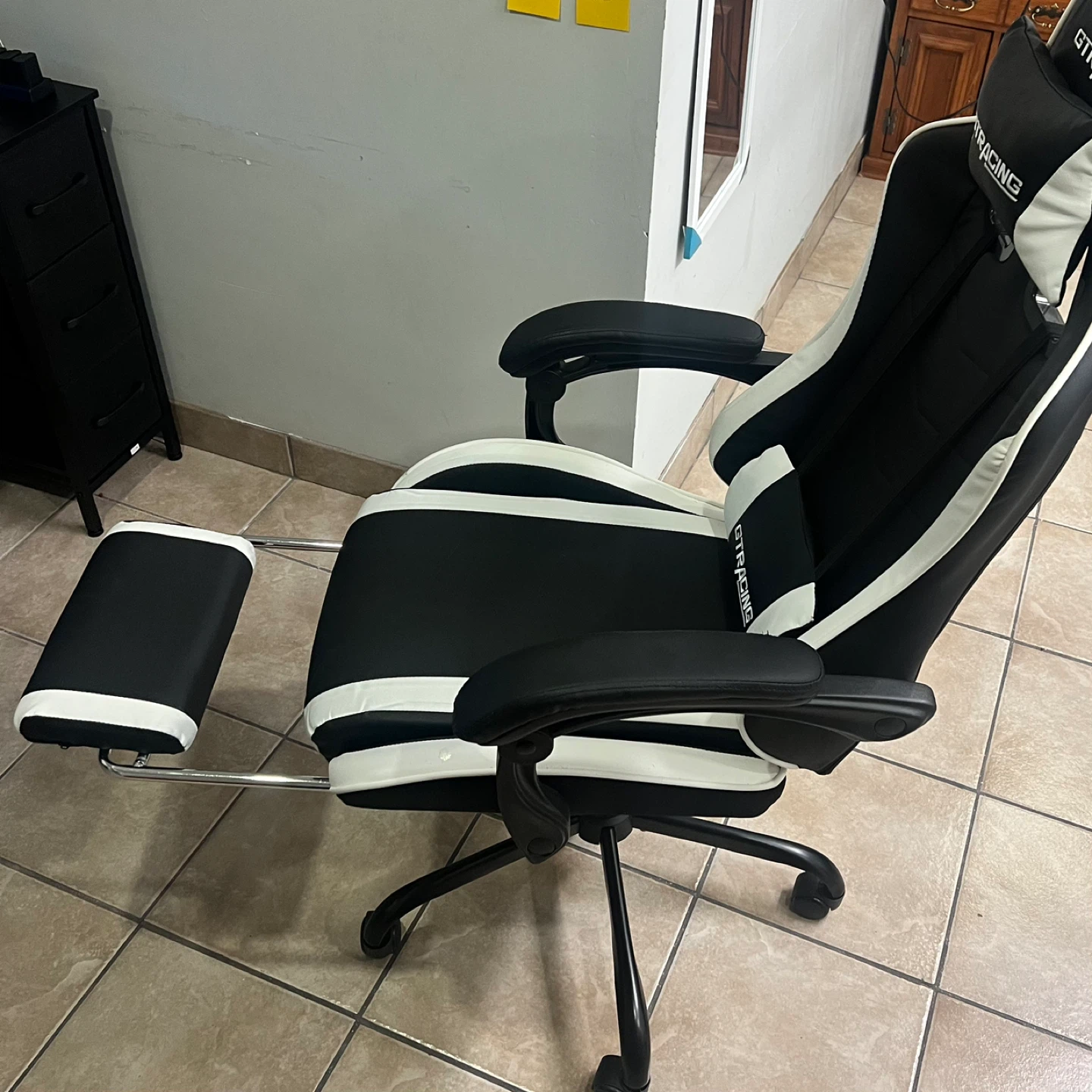 GTRACING Gaming Chair - Black & White