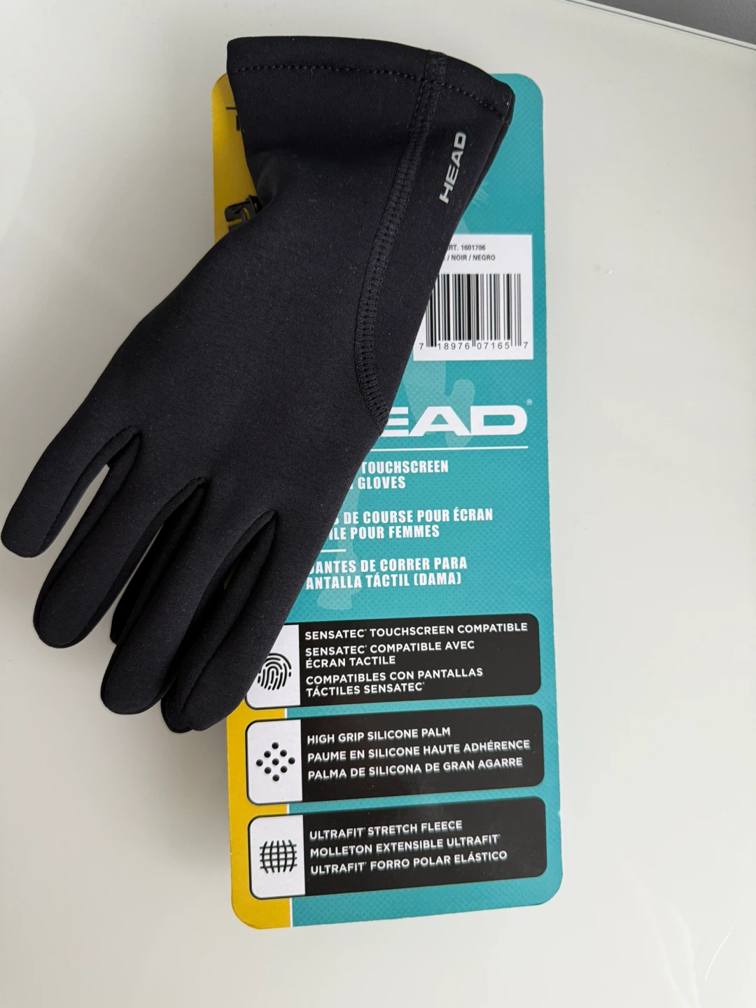 New Head Women's Touchscreen Running Gloves size small