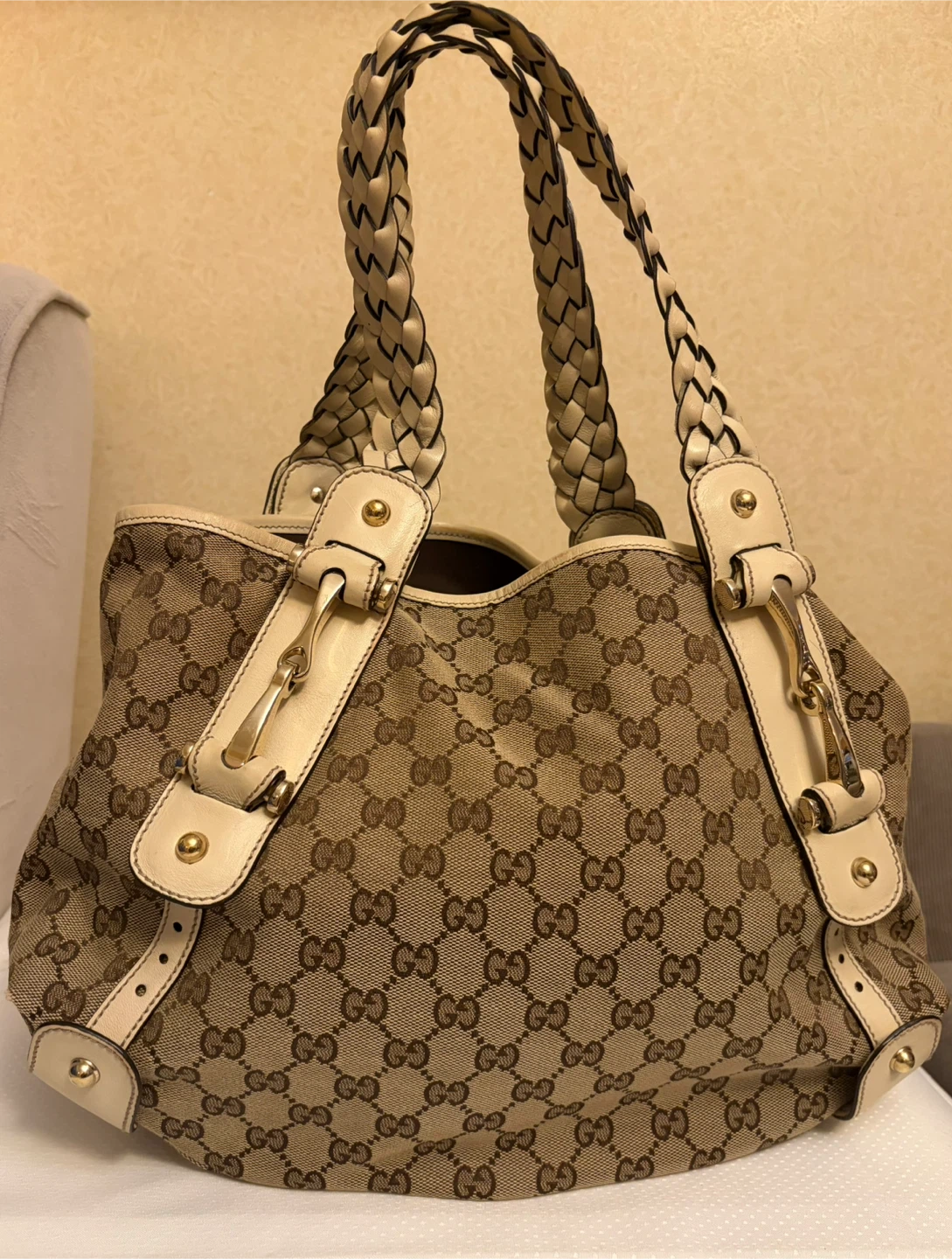 Gucci GG Canvas Braided Pelham shoulder bag - photo 2