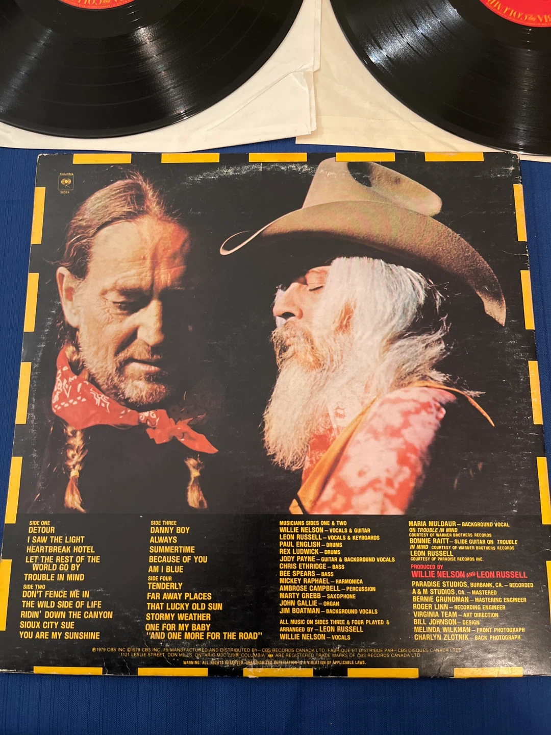 Willie and Leon - One for the Road Double Vinyl LP - photo 3