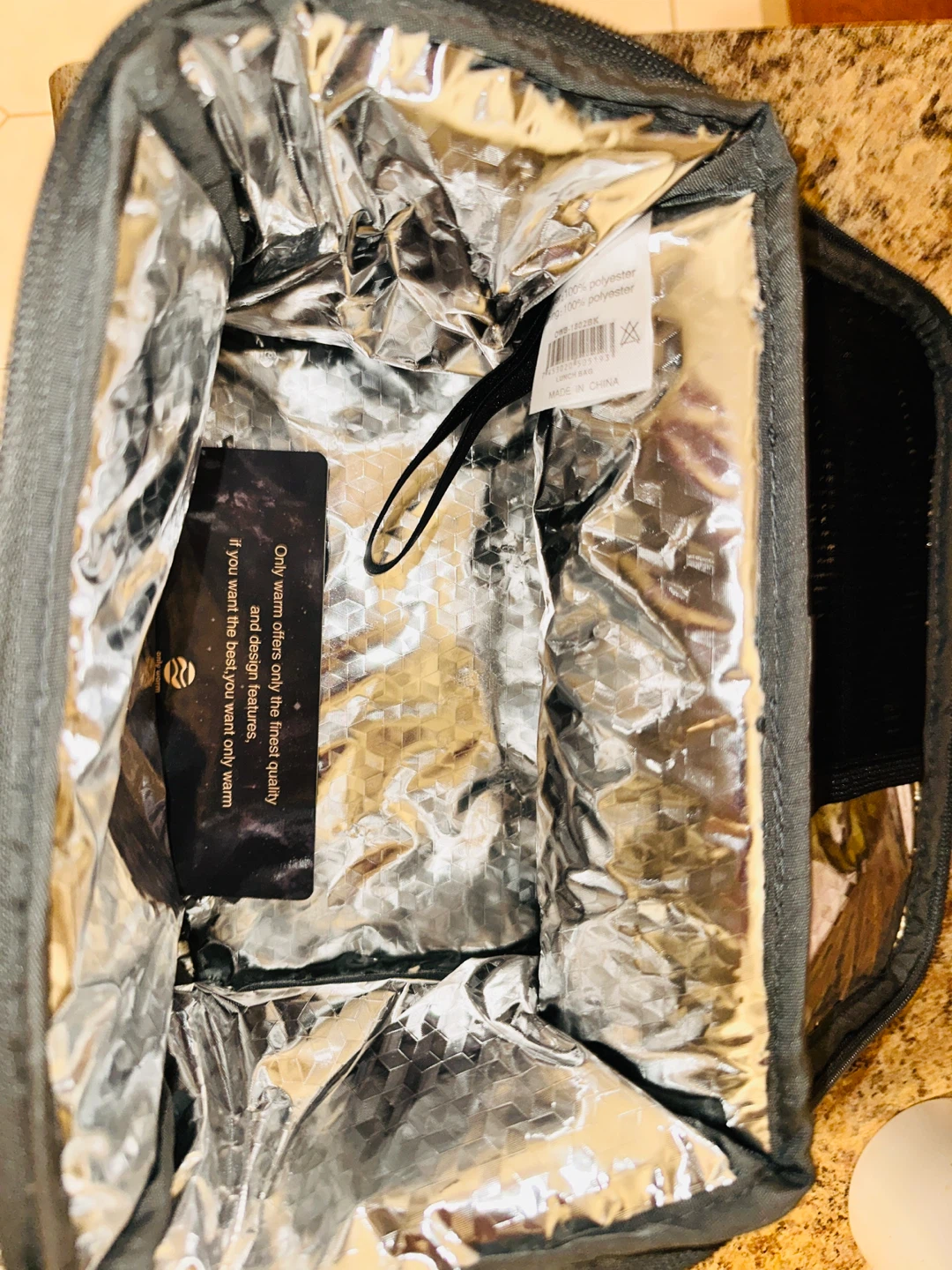 Only Warm Black Insulated Lunch Bag - photo 3