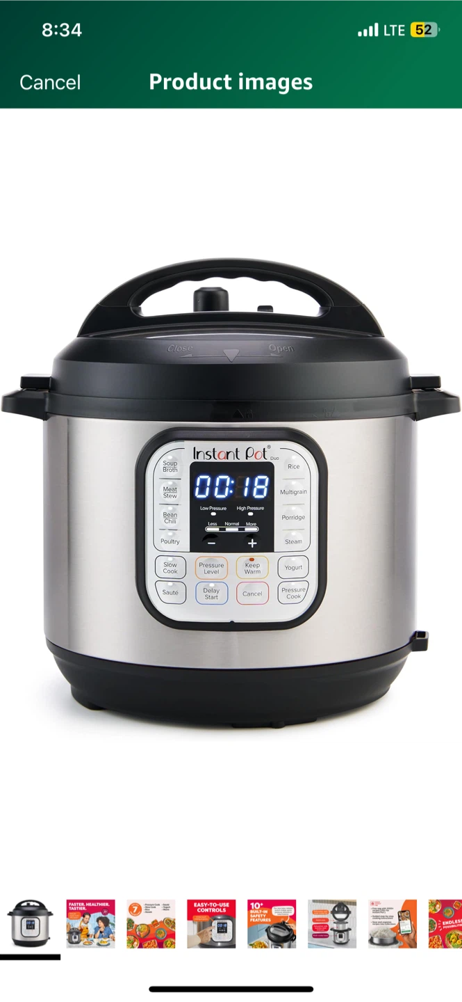 Instant Pot 6 Quart Duo 7in1