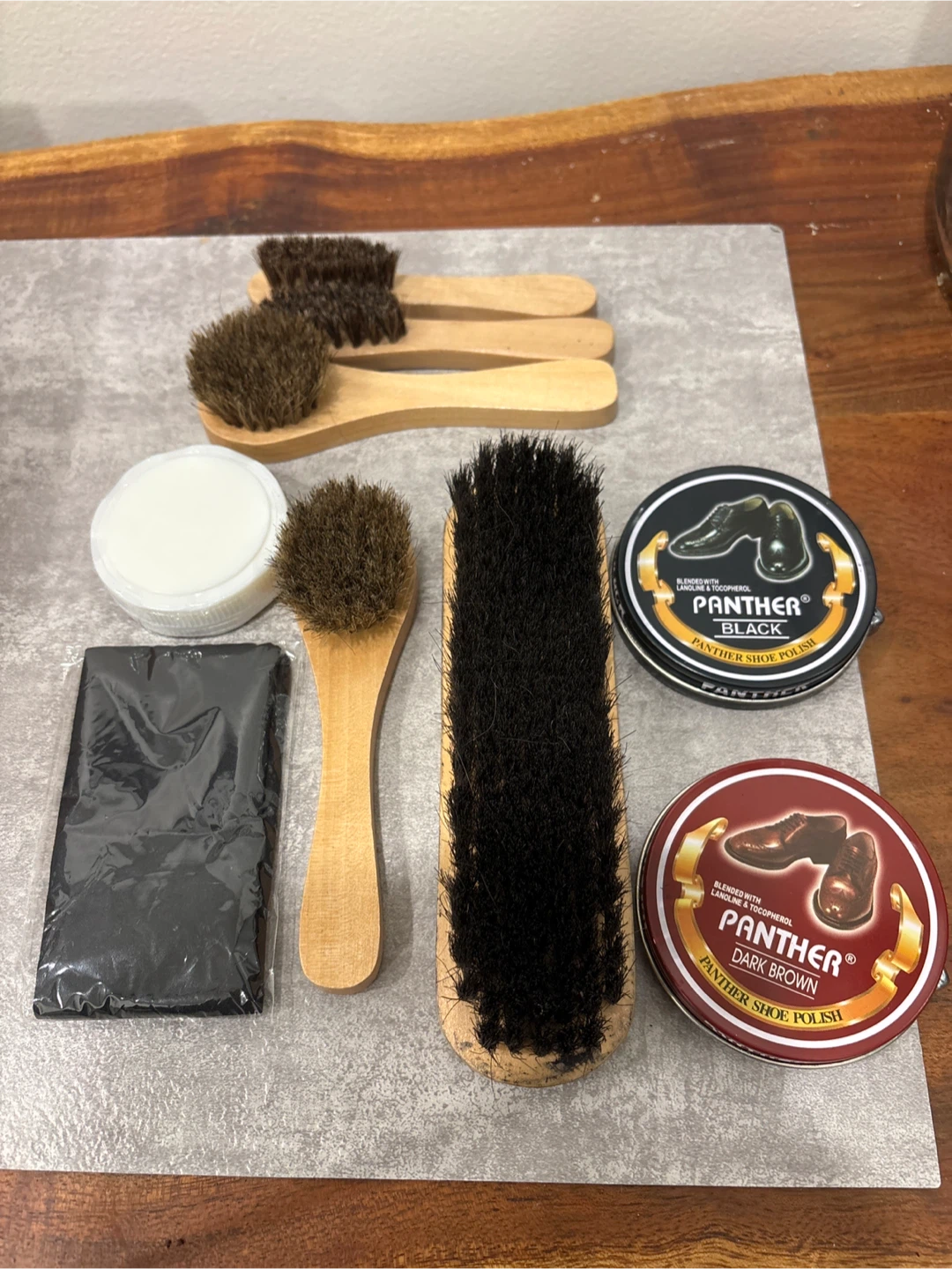 Panther Shoe Polish Kit with Brushes - photo 2