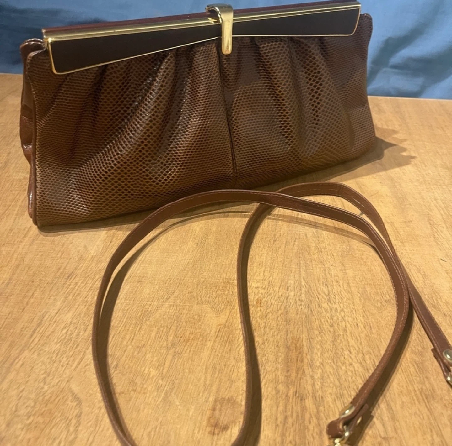 Vintage Kori Snakeskin Handbag