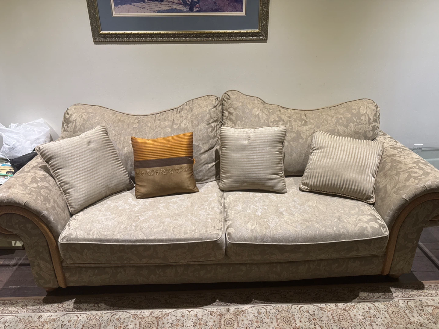 3 Floral Patterned Couches - photo 3