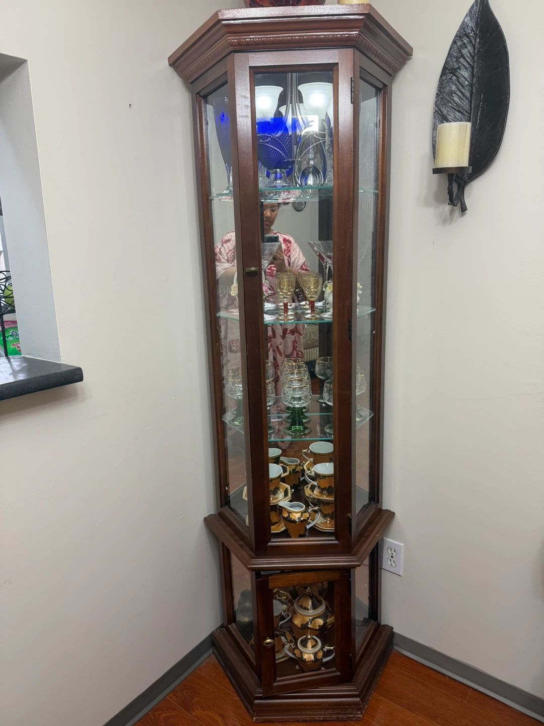 Corner Curio Cabinet