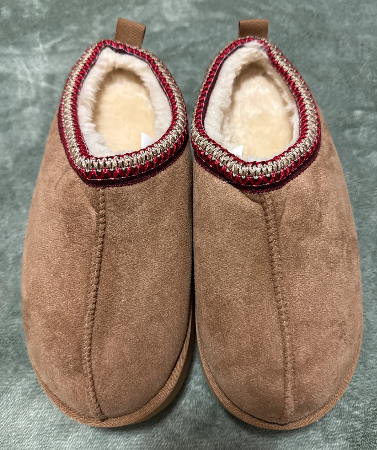 Platform slippers woman’s brown color - photo 2