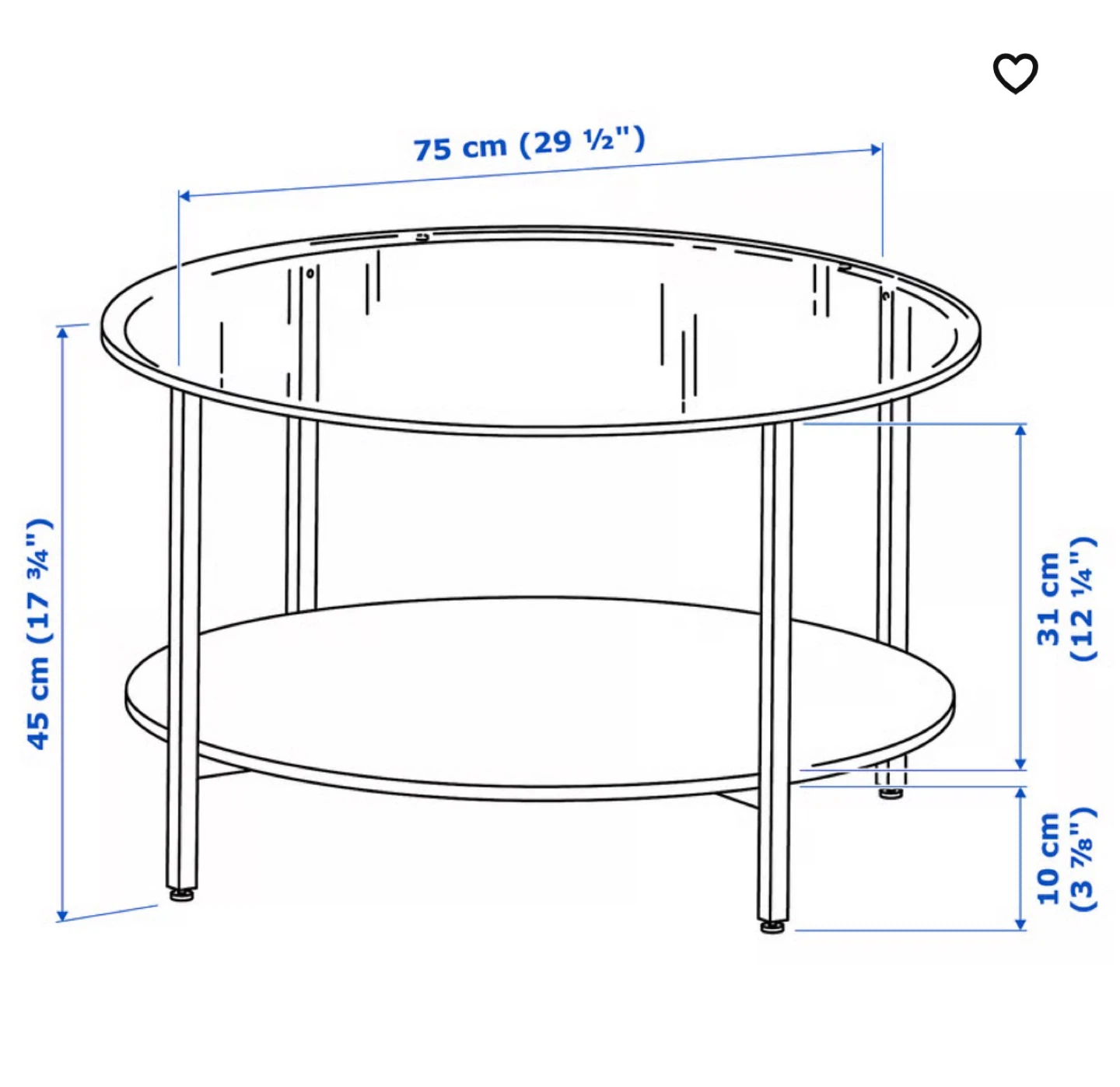 IKEA Coffee Table - Black/Brown & Glass - photo 4