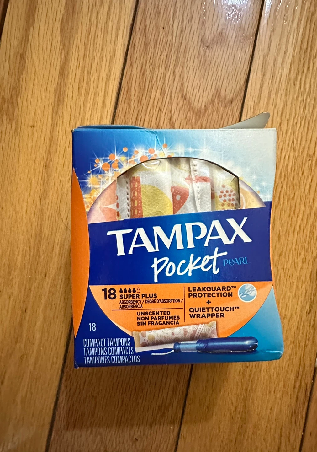 Tampax Pocket Pearl Tampons - 18 Count