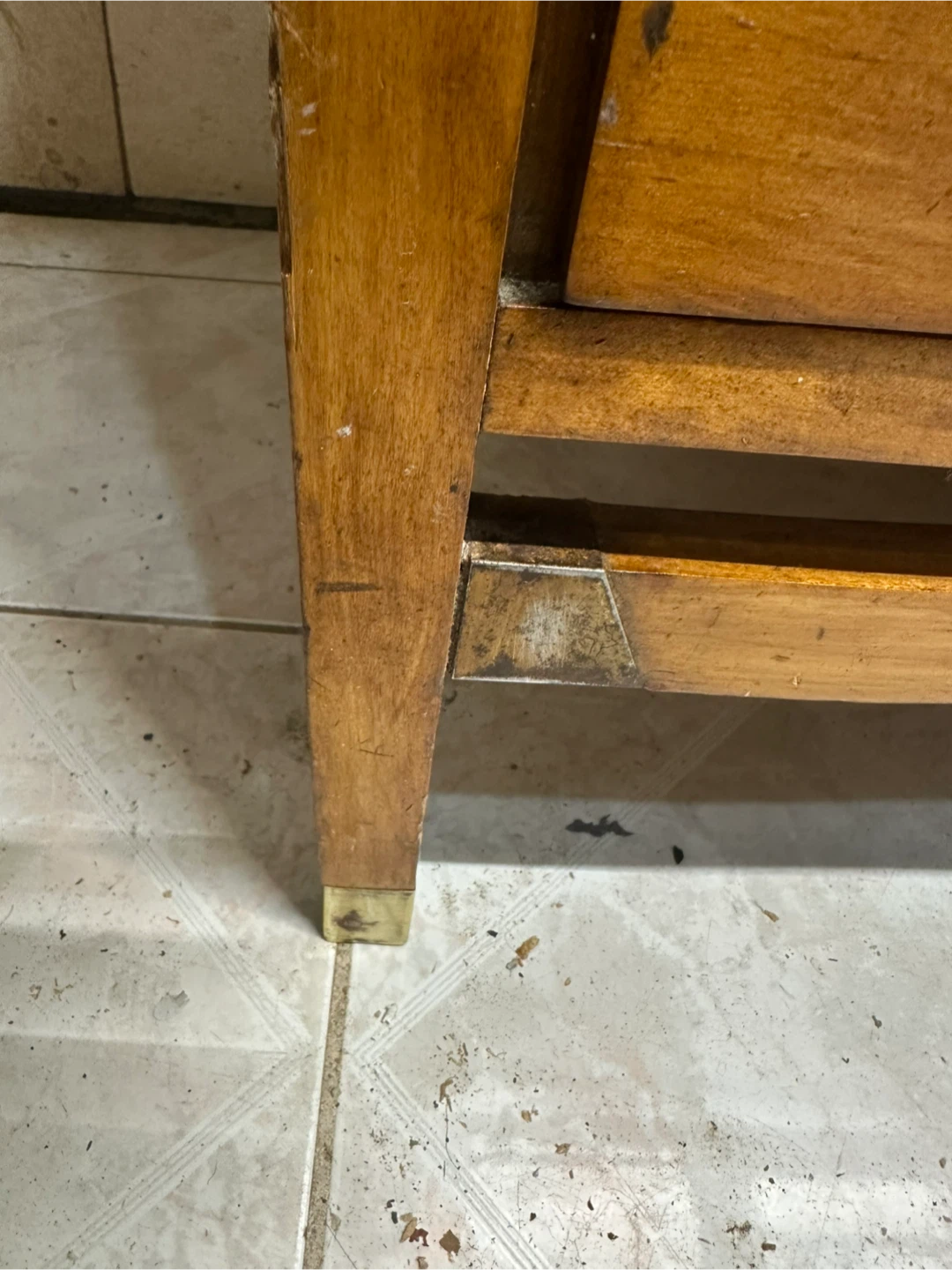 Vintage Wood Dresser / TV Stand - 6 Drawers - photo 4