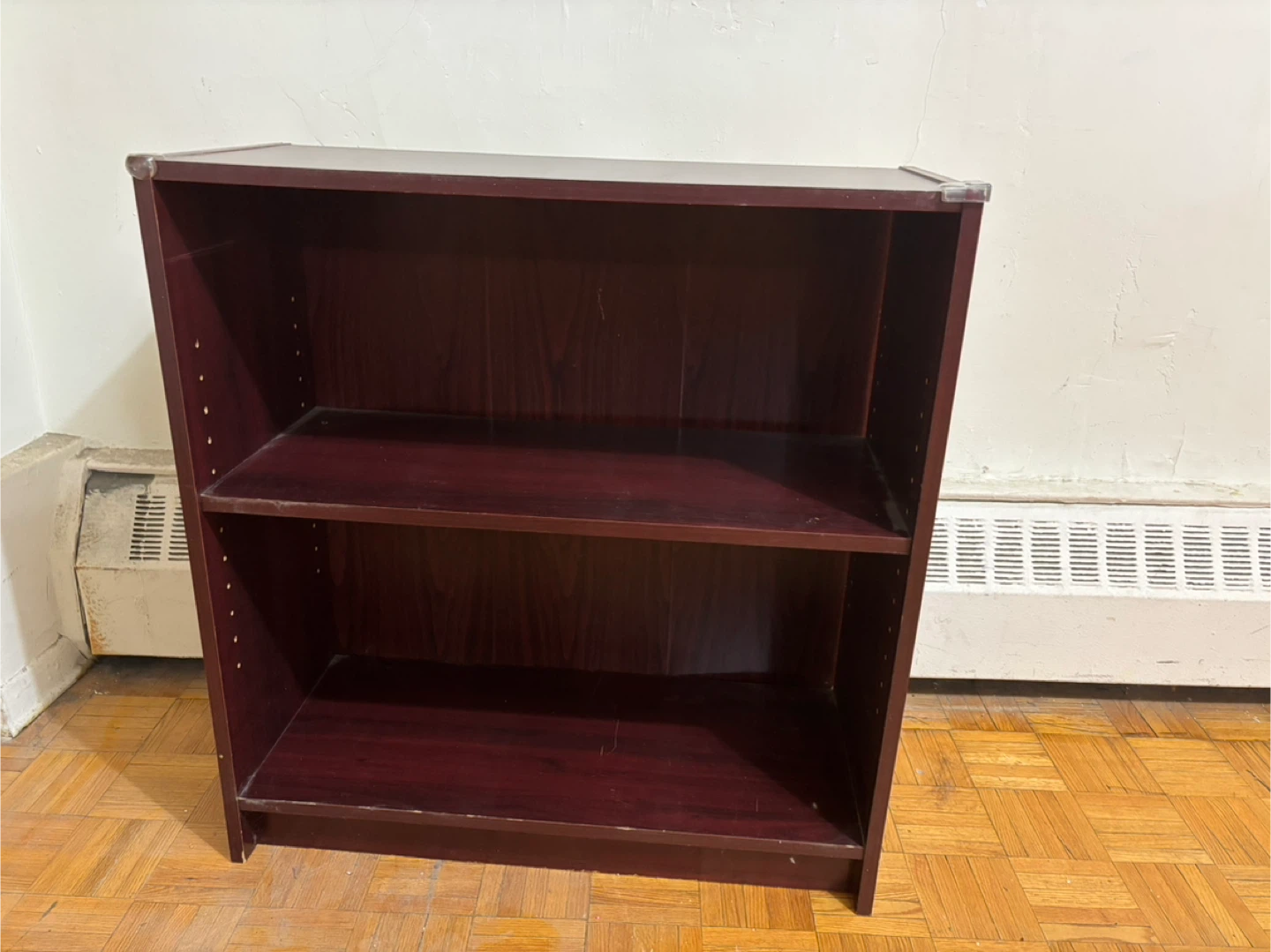 Burgundy Bookshelf -good condition