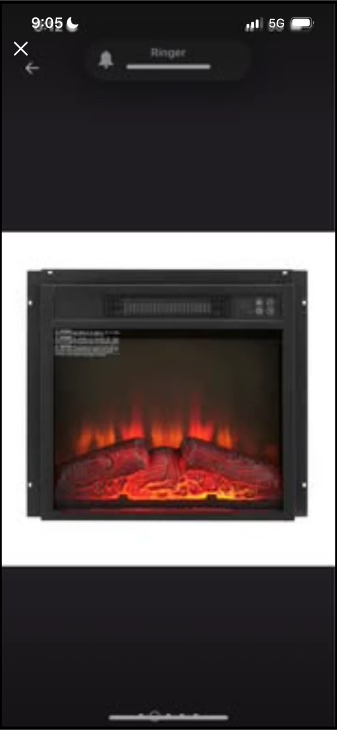 New Electric Fireplace with Remote