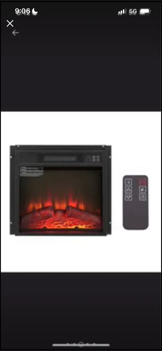 New Electric Fireplace with Remote - photo 5