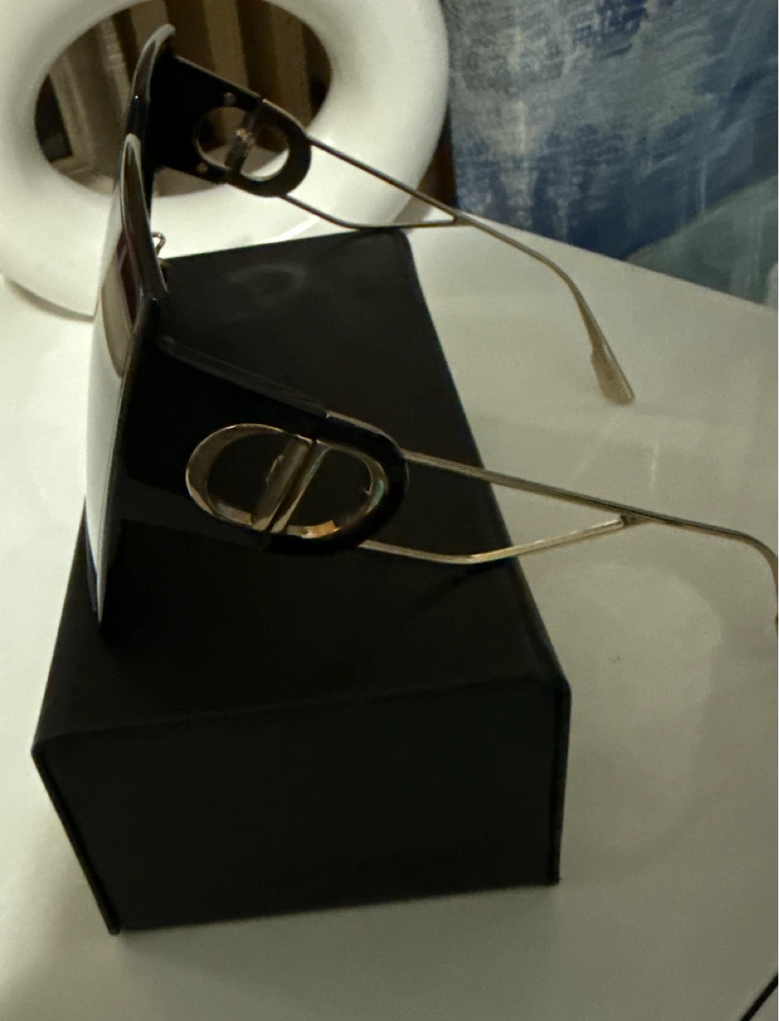 Dior Black Sunglasses w/ Case - photo 2