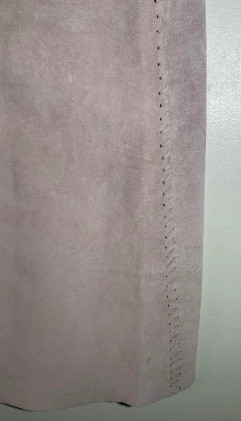 Tristam & Iseult midi skirt in a soft taupe size 10 - photo 2