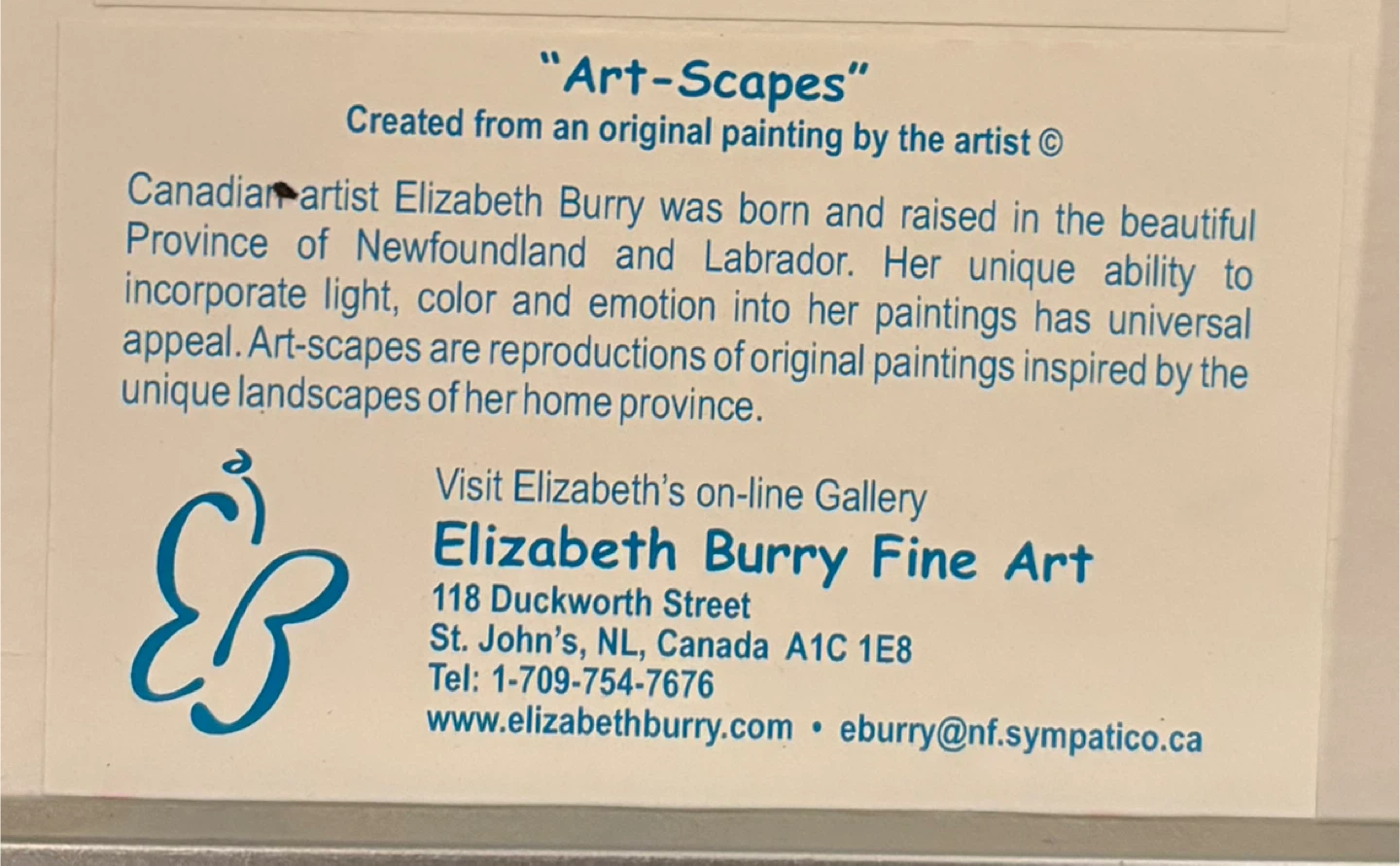 Elizabeth Burry "Warm Welcome" Art - photo 2