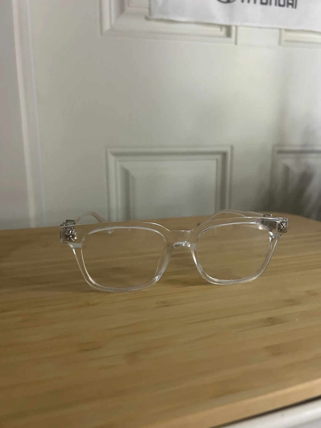 Chrome Hearts Clear Frame Glasses