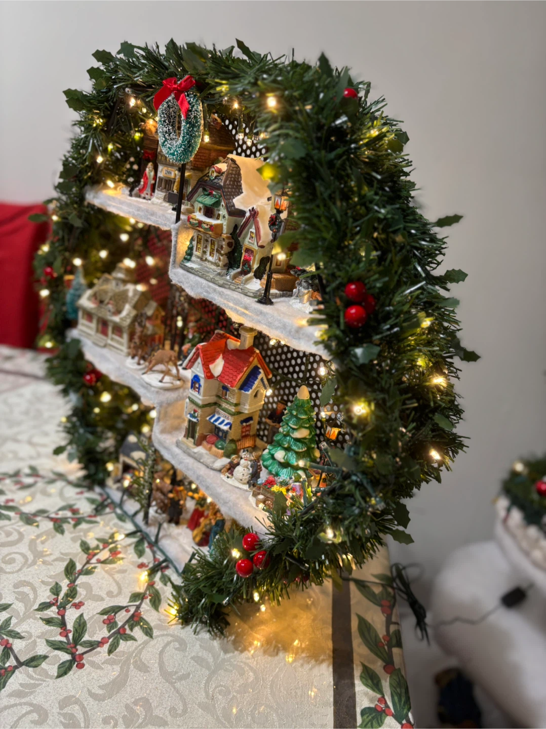 Christmas Village Display with Lights - photo 3