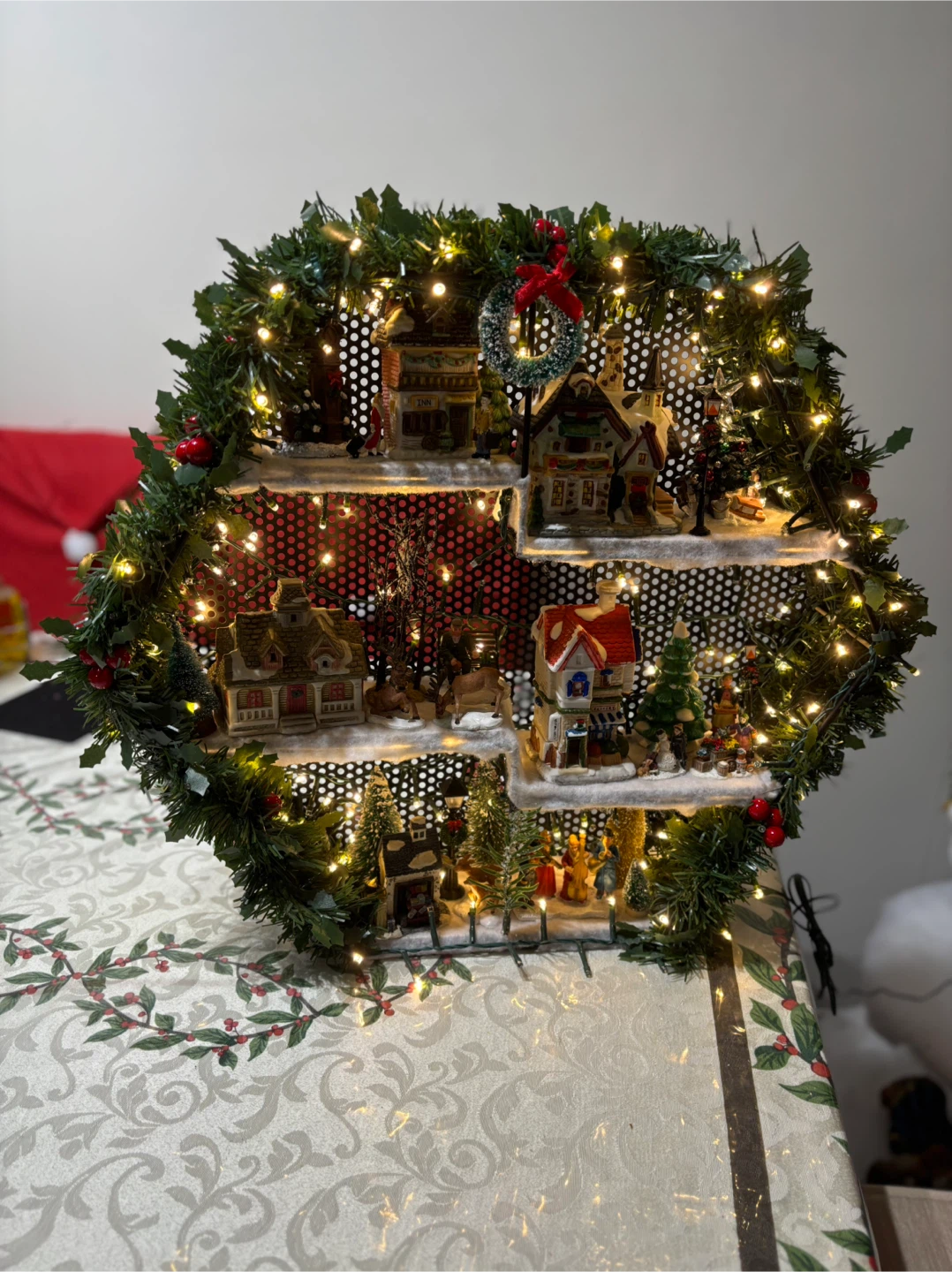Christmas Village Display with Lights - photo 2