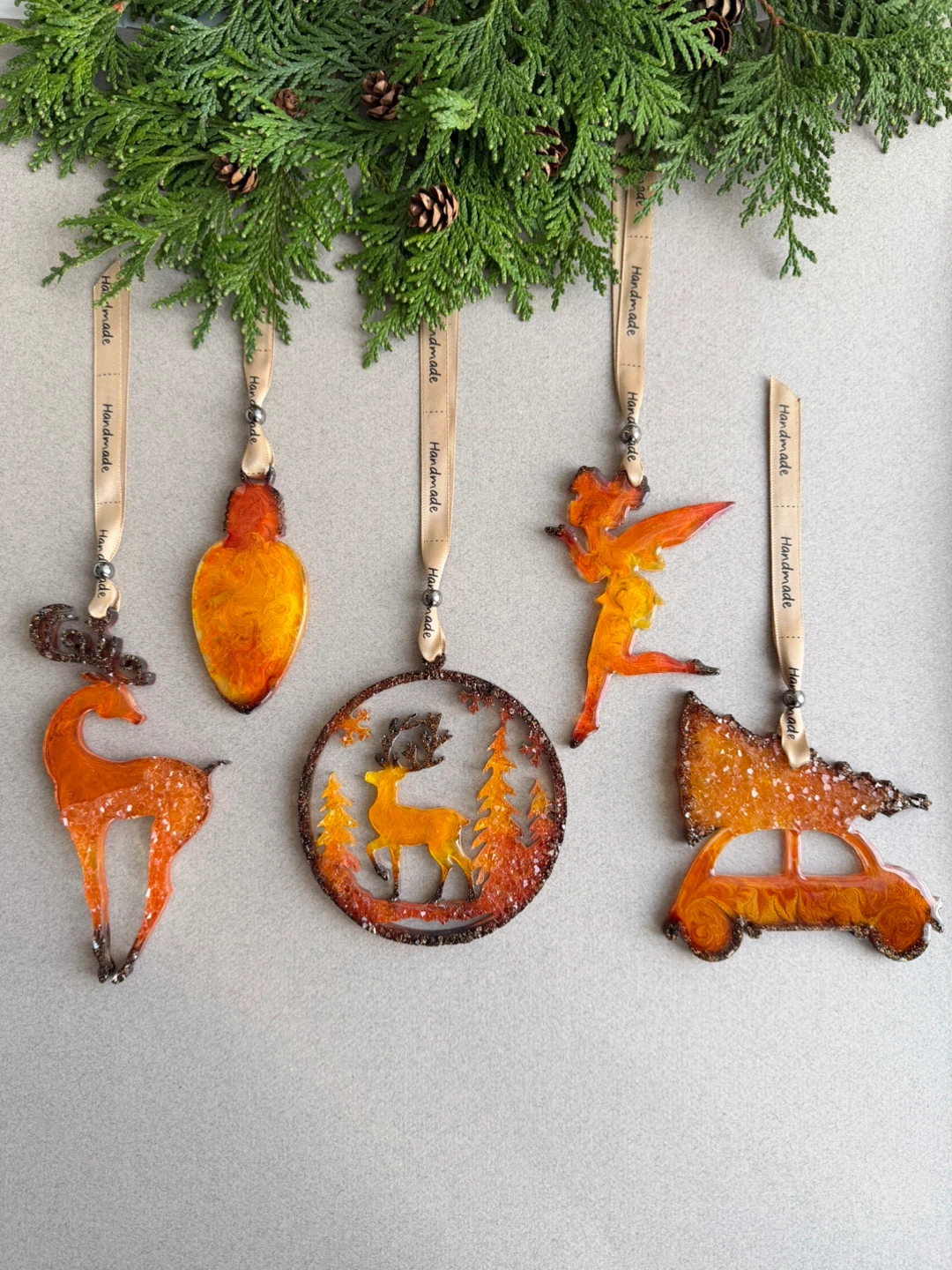 Handmade Christmas Ornament Set