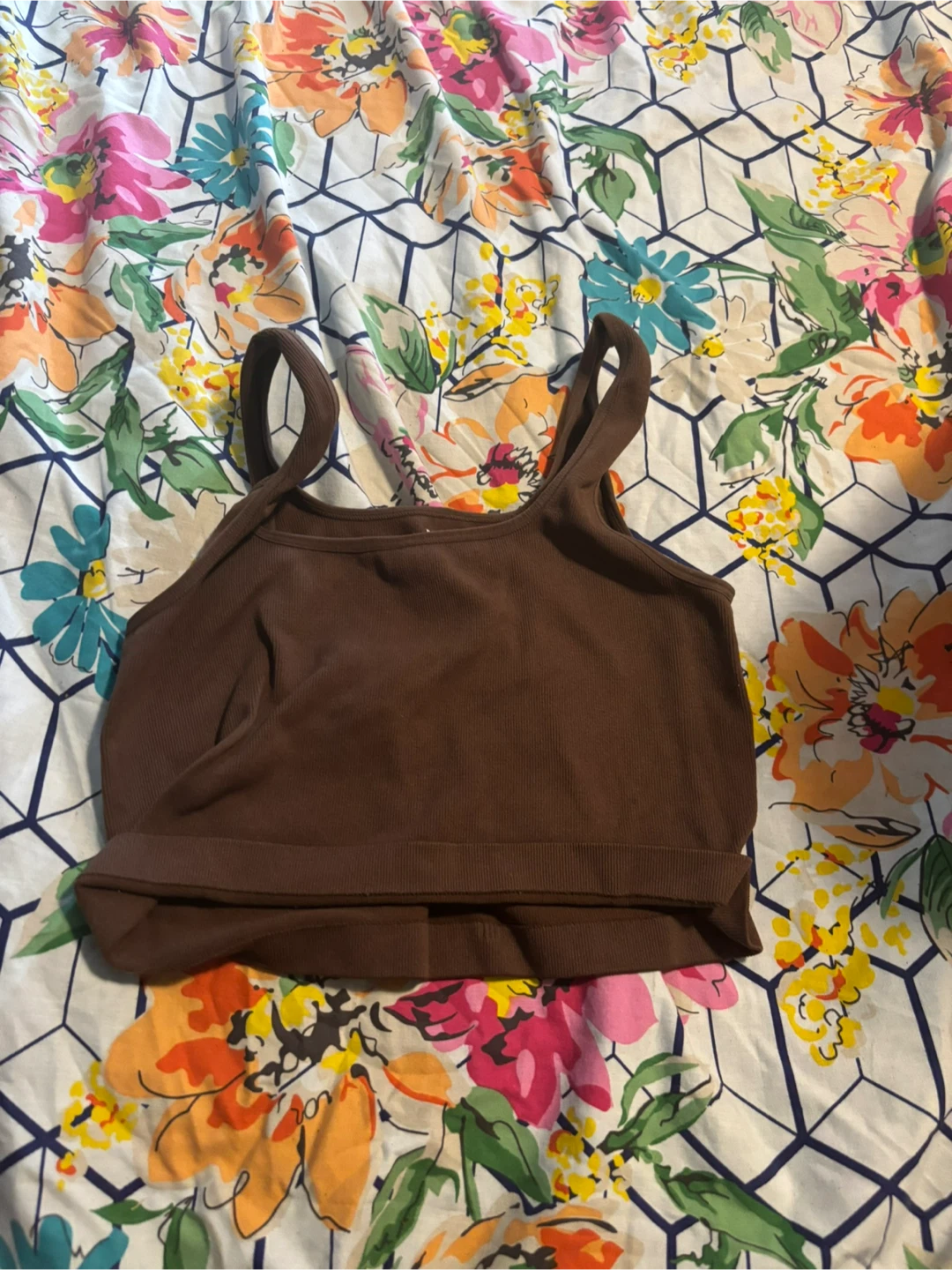 No Boundaries Brown Tank Top - Size L/G