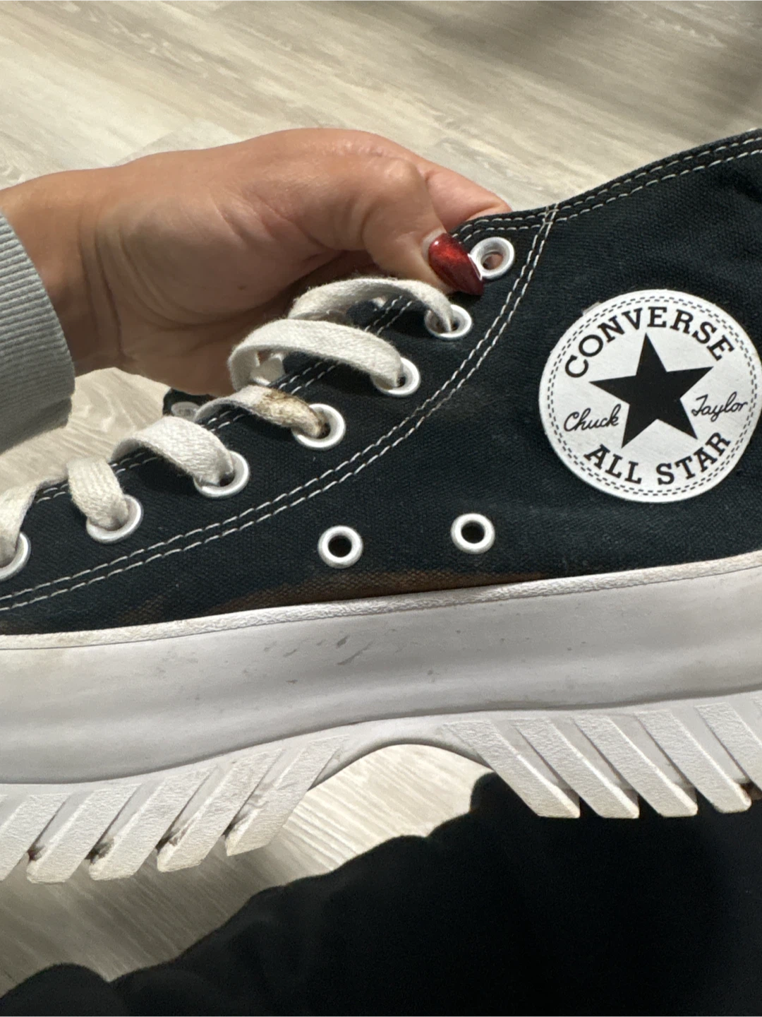 Converse Run Star Hike High Top - Black, Size Unknown - photo 2